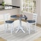 Whitewood Industries Extension Dining Tables, 45 in L, 38 in H, Parawood Top K05-42DPT-6B-S61722 - alternate 4