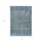 Homeroots 3' X 5' Blue And Ivory Abstract Washable Indoor Outdoor Area Rug 631089 - alternate 3