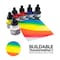 Daler-Rowney FW Acrylic Ink Primary Set with Empty Marker, Assorted Colors, 29.5ml, 6-Piece Set D160100007 - alternate 6