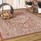 Jonathan Y Sinjuri Medallion Textured Weave Red/Taupe 3 ft. x 5 ft. Indoor/Outdoor Area Rug SMB101A-3 - alternate 5