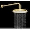 Kingston Brass 10" Round Rainfall Shower Head, Brushed Brass KX140P7 - alternate 3