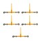Mytee Products 5/16 in - 3/8 in Ratchet Chain Binder - Yellow, 5PK CBRS516-YLWx5 - alternate 1