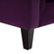 Homeroots 83" Purple Velvet Wood Sofa With Toss Pillows 543954 - alternate 4
