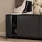 Manhattan Comfort Novara 60in Sideboard in Black (4-Door) SB1671-3 - alternate 5