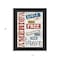 Homeroots America Land of the Free Black Framed Print Wall Art 405179 - alternate 3