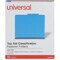 Universal Classification Folder, Letter, Blue, 10PK UNV10201 - alternate 2