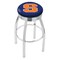 Holland Bar Stool Co 25" Chrome Syracuse Swivel Bar Stool, Accent Ring L8C3C25Syrcse - alternate 1