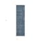 Homeroots 8' Runner Blue and Black Floral Washable Non Skid Indoor Outdoor Runner Rug 564303 - alternate 6