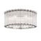Euf Glasbury, Flush Mount, 5-Light, 18", Polished Nickel, Ribbed Glass 49185-027 - alternate 3