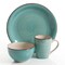 Gibson Home 12 Piece Pastel Stoneware Dinnerware Set in Assorted Colors 123360.12 - alternate 3