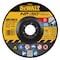 Dewalt Depressed Center Cut-Off Wheel, Type 27, 5 in Dia, 0.045 in Thick, 7/8 in Arbor Hole Size, 60 Grit DW8425 - alternate 1