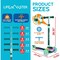 Lifemaster 3-Wheel Kids Scooter, LED Deck and Wheels, 5-Height Adjustable Handlebar, Aqua LMLUSA11 - alternate 4