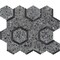 Apollo Tile 11x12 Charcoal Gray, Terrazzo, Black Limestone Marble Wall and Floor Tile 4.38 sq ft/case, 5PK APLVNZ8811HXA - alternate 1