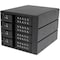 Startech.Com 4 Bay Aluminum Trayless Hot Swap Mobile Rack Backplane for 3.5in SAS II/SATA III - 6 Gbps HDD HSB4SATSASBA - alternate 1