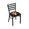 Holland Bar Stool Co BlackLogo Chair, VinylSeat L00418VAMilI - alternate 1