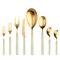 Mepra Fantasia Ice Gold Flatware Set - 43 Pieces - Sage 10S622043OI - alternate 1