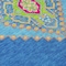 Homeroots 5' X 8' Denim Blue Red And Green Oriental Washable Indoor Outdoor Area Rug 598401 - alternate 2
