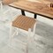 Alaterre Furniture Newport 24in H Wood Counter Height Stool 24 with Handcrafted Woven Rope Seat, White ANNP2250 - alternate 12