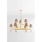 Hudson Valley Lighting Lindenwood 47.5 in. Chandelier Aged Brass 3448-AGB - alternate 6