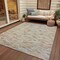 Homeroots 5' X 8' Linen And Gray Geometric Washable Indoor Outdoor Area Rug 616557 - alternate 5