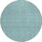 Homeroots 8' Teal Blue And Silver Round Geometric Washable Indoor Outdoor Area Rug 594511 - alternate 5