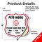 Signmission Pets Inside Shield Sign Alert Please Sav, 6 inch X 6 inch, Vinyl Decal, 2PK SHI-D-2PACK-6-429 - alternate 3