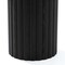 Homeroots 46" Black Solid Wood Pedestal Base Round Top Dining Table 721070 - alternate 3