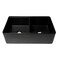 Alfi Brand Black Matte Workstation 33''X20'' Double Bowl Step Rim Fireclay Farm Sink W/ Accessories ABFS3320D-BM - alternate 4