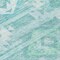 Homeroots 8' Aqua Turquoise And Ivory Round Southwestern Washable Indoor Outdoor Area Rug 588686 - alternate 5