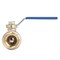 Mueller Industries Homewerks 1 in. Brass FIP Ball Valve Full Port Quarter-Turn Lever For Water/Oil/Gas 113-2-1 - alternate 2