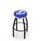 Holland Bar Stool Co 30" Blk Wrinkle Tampa Bay Lightning Swivel Bar Stool, Chrome Ring L8B2C30TBLght - alternate 1