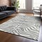 Homeroots 8' X 10' Gray And Ivory Animal Print Washable Indoor Outdoor Area Rug 600621 - alternate 8