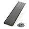 Waterlock Standard 5" Aluminum Gutter Guard, Black, 1ft Sample WS-5KS-001-BLK - alternate 1