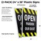 Signmission Open Pardon Our Dust, Plastic Signs Only 24 Inch x 36 Inch, Corrugated Plastic, 2PK CSB-2436-2PACK-Open Pardon Our Dust - alternate 2