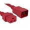 Sanoxy 2ft 12 AWG 20A 250V Heavy Duty Power Cord IEC320 C20 to IEC320 C19, Red SNX-CBL-LDR-PW132-7202 - alternate 2