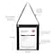 C-Line Products 9" x 12" Black Stitched Shop Ticket Holders with Hanging Strap, 15/BX 74112 - alternate 2