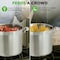 Nutrichef 20 Quart Heavy-Duty Stockpot with Stainless Lid NCSPT20Q - alternate 4