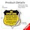 Signmission No Spray Shield Sign No Spray Zone Resid, 12 inch X 12 inch, Vinyl Decal, 2PK SHI-D-2PACK-12-405 - alternate 2