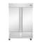 Koolmore 54 in. Commercial Two-Door Convertible Reach-In Refrigerator/Freezer with 49 Cu. Ft. Capacity KM-RIC-2DSS - alternate 1