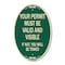 Signmission Your Permit Must Be Valid and Visible If Not , 12 In X 18 In Architectural, Heavy Gauge Aluminum A-OV-G-1218-22693 - alternate 1