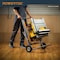 Powertec Rolling Foldable Table Saw Stand W/ 8-Inch High-Traction Wheels MT4009 - alternate 6