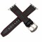 Elegani Hybrid Band Compatible with Apple Watch 46mm, Black/Red, Silver/Black/Rose Gold/Yellow Gold Buckle QRALGM2-BRD-46 - alternate 1