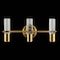 Jonathan Y Bolha 18" 3-Light Minimalist Modern Bubble Acrylic/Iron Integrated LED Vanity Light, Brass Gold JYL7224B - alternate 5
