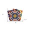 Homeroots 5" X 5" Blue Red Yellow Mosaic Peel And Stick Tiles 400066 - alternate 3