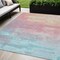 Homeroots 5' X 8' Salmon And Beige Abstract Washable Indoor Outdoor Area Rug 610962 - alternate 1