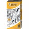 Bic Clic Stic Pen, Medium Point, 24/BX, Black Ink/White Barrel PK BICCSM241BLK - alternate 4