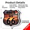 Signmission Route Us 66 Sunset, 6 inch X 6 inch, Plastic Sign, 2PK SHI-P-2PACK-6-482 - alternate 3