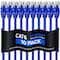 Maximm 5ft Cat6 Pure Copper UTP Ethernet Cable, 10PK, Blue, 10PK CAT65FT10PKBlue - alternate 1