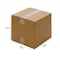 Zoro Select 10 in x 10 in x 10 in Shipping Box, Kraft, Corrugate, Single Wall, 32 ECT 11A675 - alternate 2