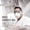 3M Particulate Respirator, N95, Paint Prep Cup, Disposable, White, One Size Fits Most, 20 pk 8210PP20-DC - alternate 6
